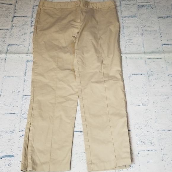 BCBGMaxazria Zipper Hem Khakis - Picture 2 of 7